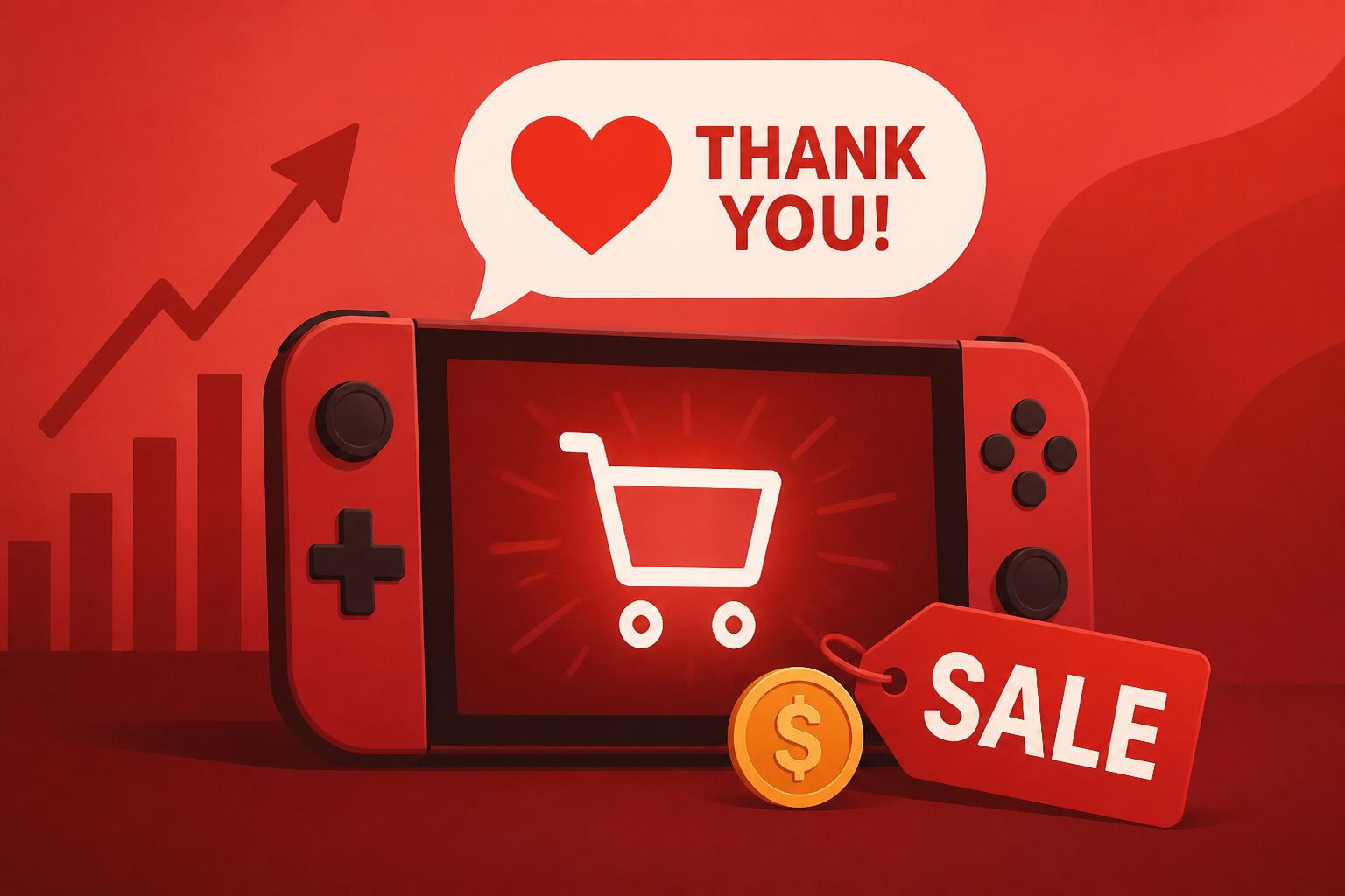 Nintendo of America thanks fans for dealing with tariff-related price hikes by encouraging them to spend more money in a new sale