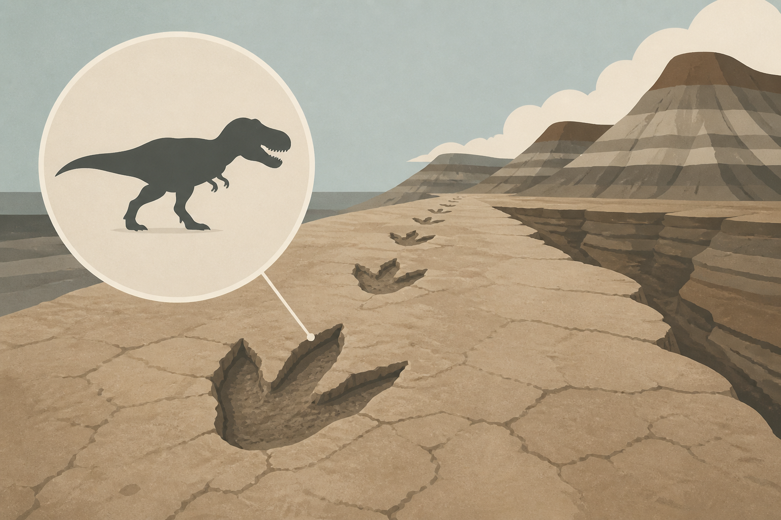 First-ever adult Tyrannosaurus rex trackway discovered in North Dakota badlands