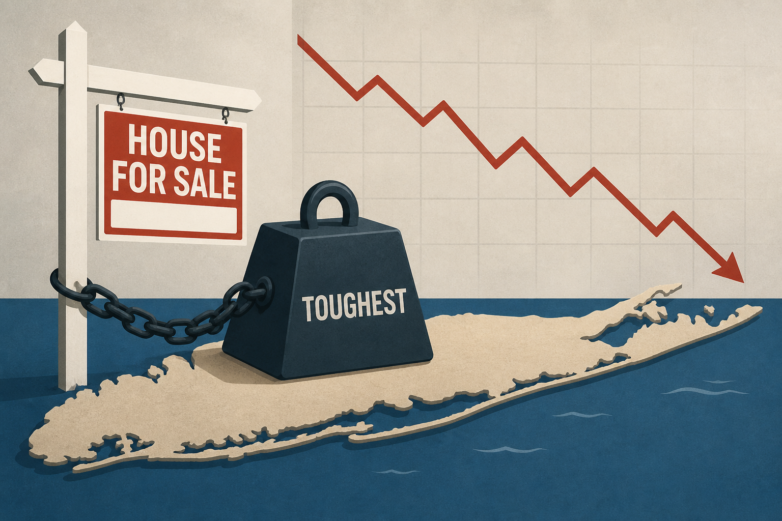 Long Island is the toughest place in America to sell a house