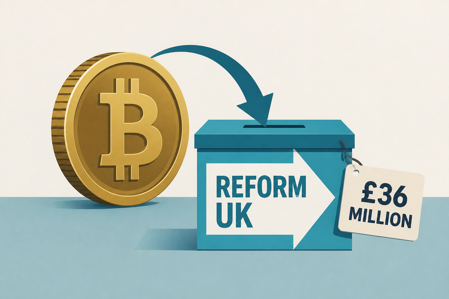 Crypto investor pardoned by Trump donates £36 million to Farage's Reform UK