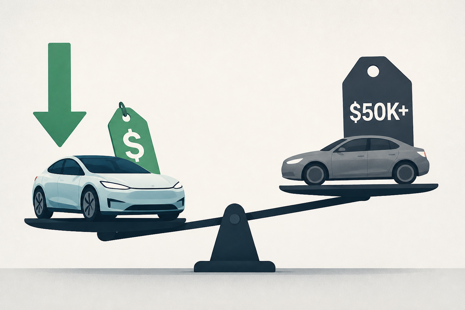 EV prices are falling while the average new car tops $50K