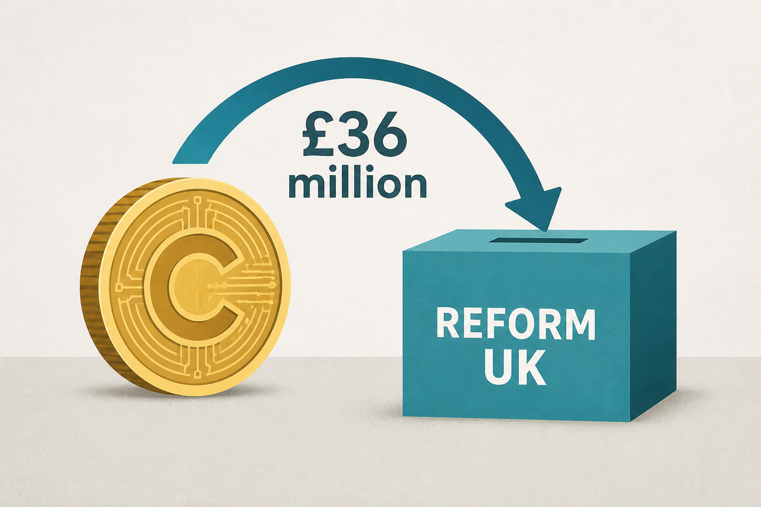 Crypto investor pardoned by Trump donates £36 million to Farage's Reform UK
