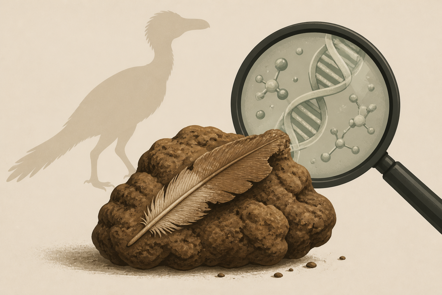Ancient Bird Feather in Dino Poop May Hold Big Clues