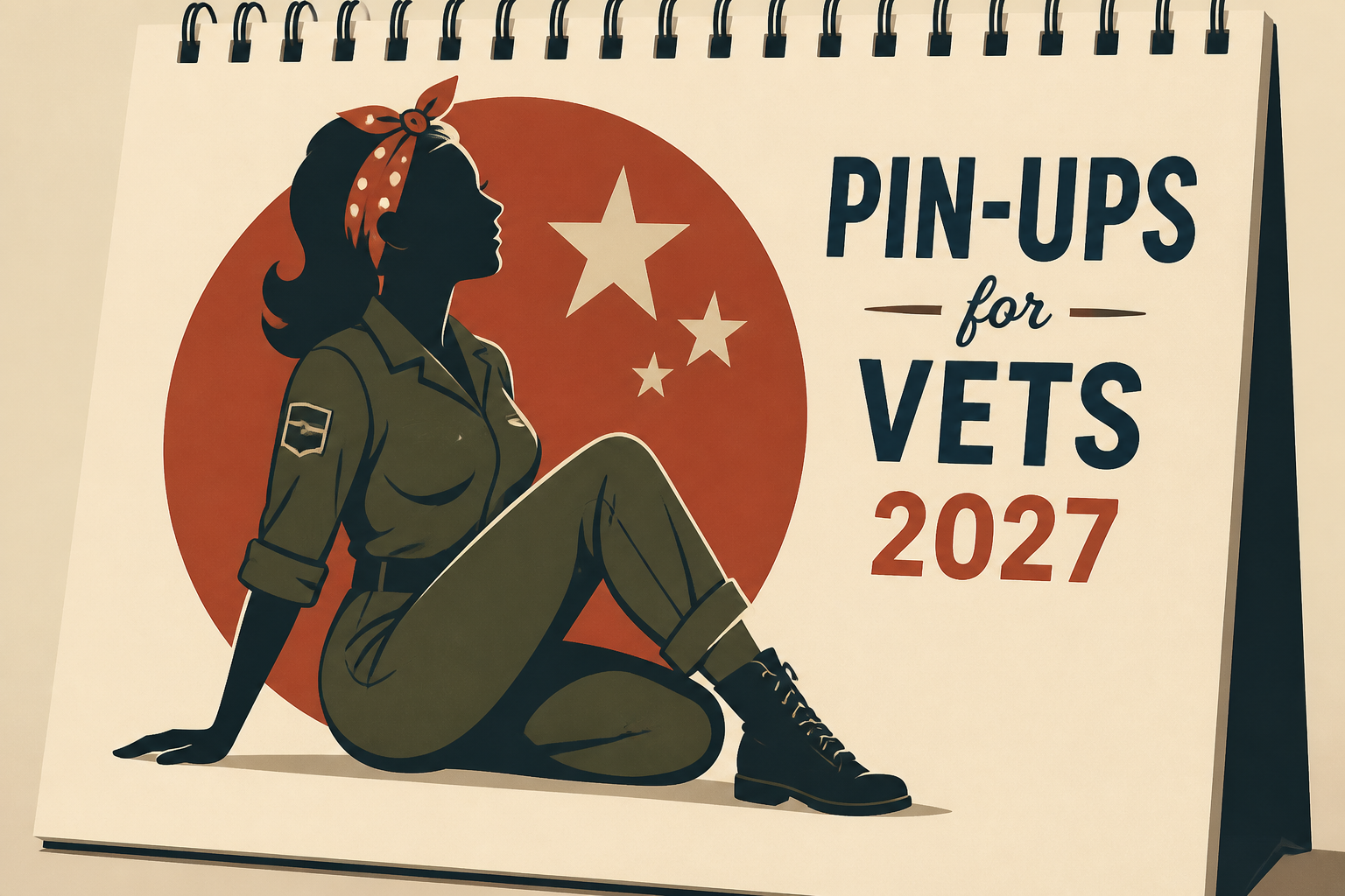 Female veteran appears in Pin-Ups For Vets 2027 calendar after daring missions