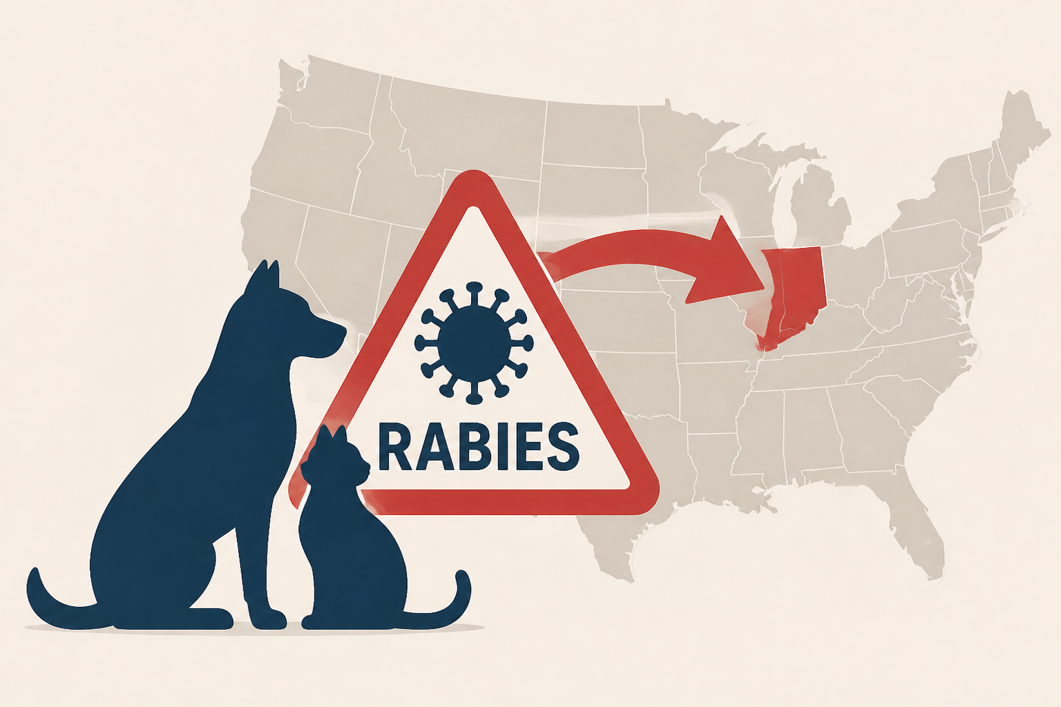Warning Issued to Pet Owners as Rabies Spreads to Another State