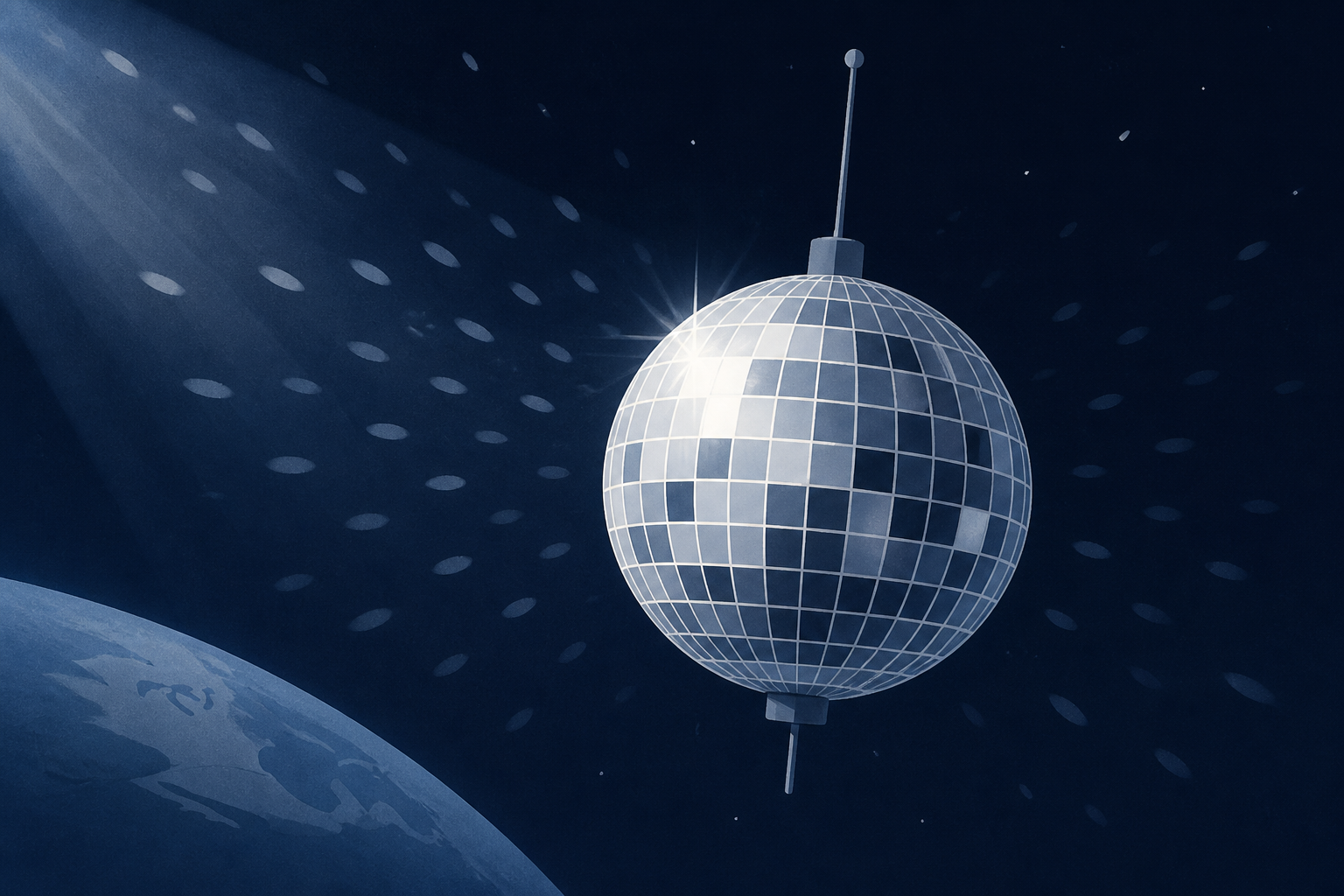 The Heavy Disco-Ball Satellite Designed To Do… Nothing
