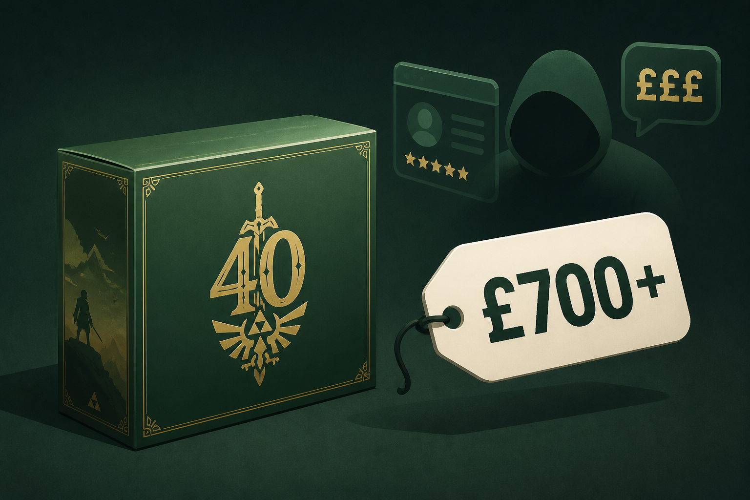 Scalpers are already reselling the sold-out Zelda 40th Anniversary Switch 2 for £700+