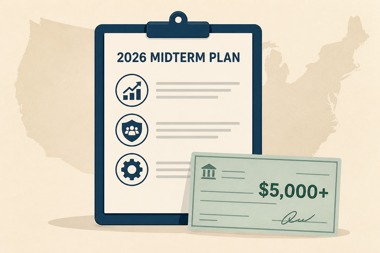 Trump’s 2026 midterm plan is more than $5,000 checks.