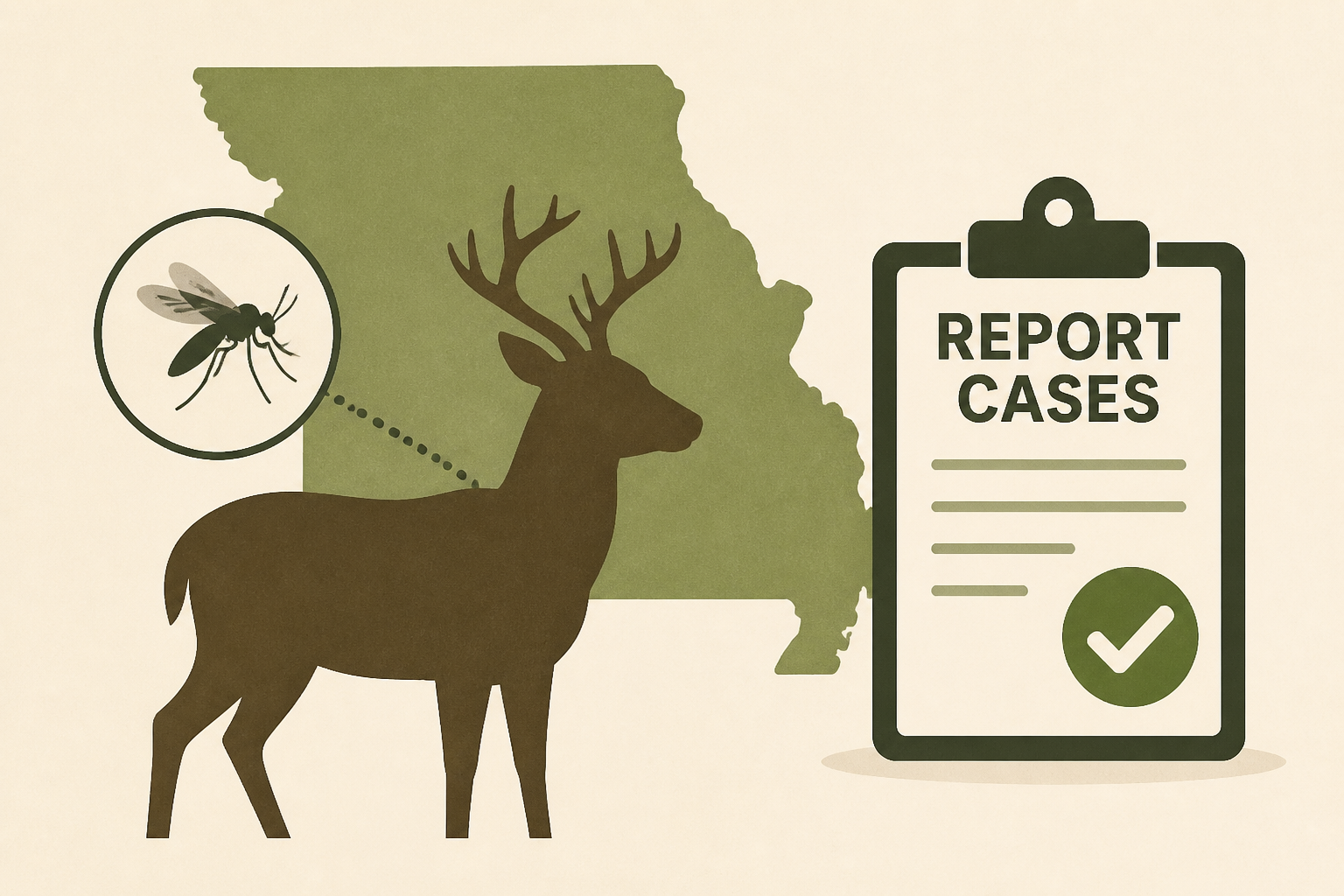 Missourians asked to report cases of deadly deer disease caused by gnat bites
