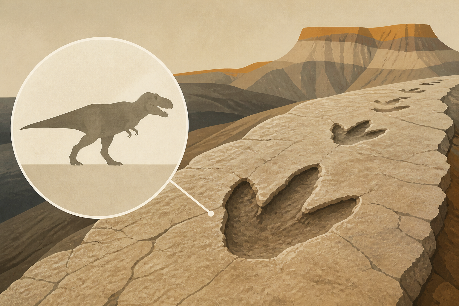 First-ever adult Tyrannosaurus rex trackway discovered in North Dakota badlands