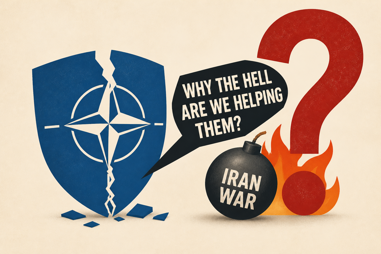 Trump Trashes NATO Over Refusal To Join Iran War: 'Why The Hell Are We Helping Them?'