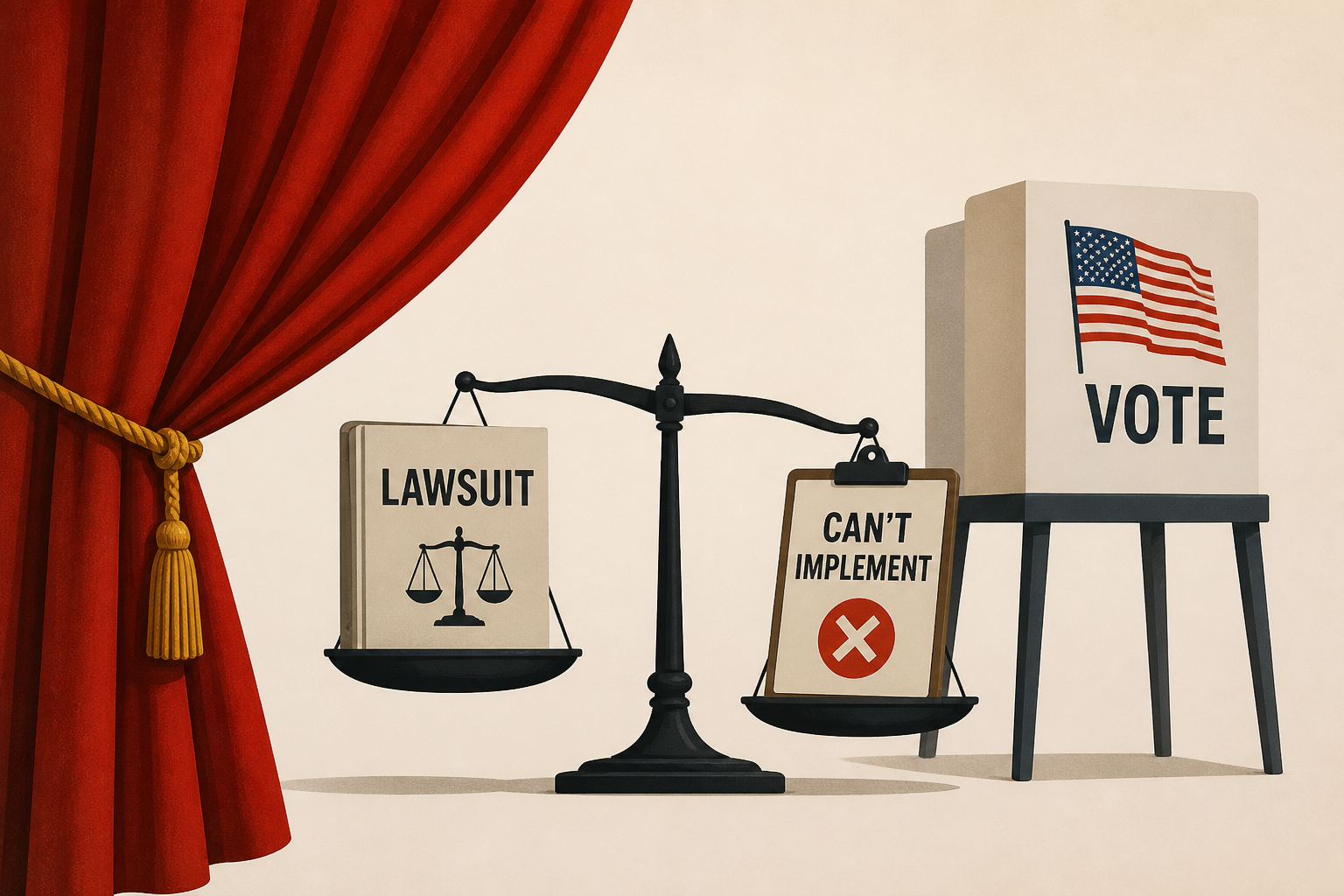 ‘Theatrical’ litigation: Republican AGs fight for Trump voting rules that their election officials say they can’t implement
