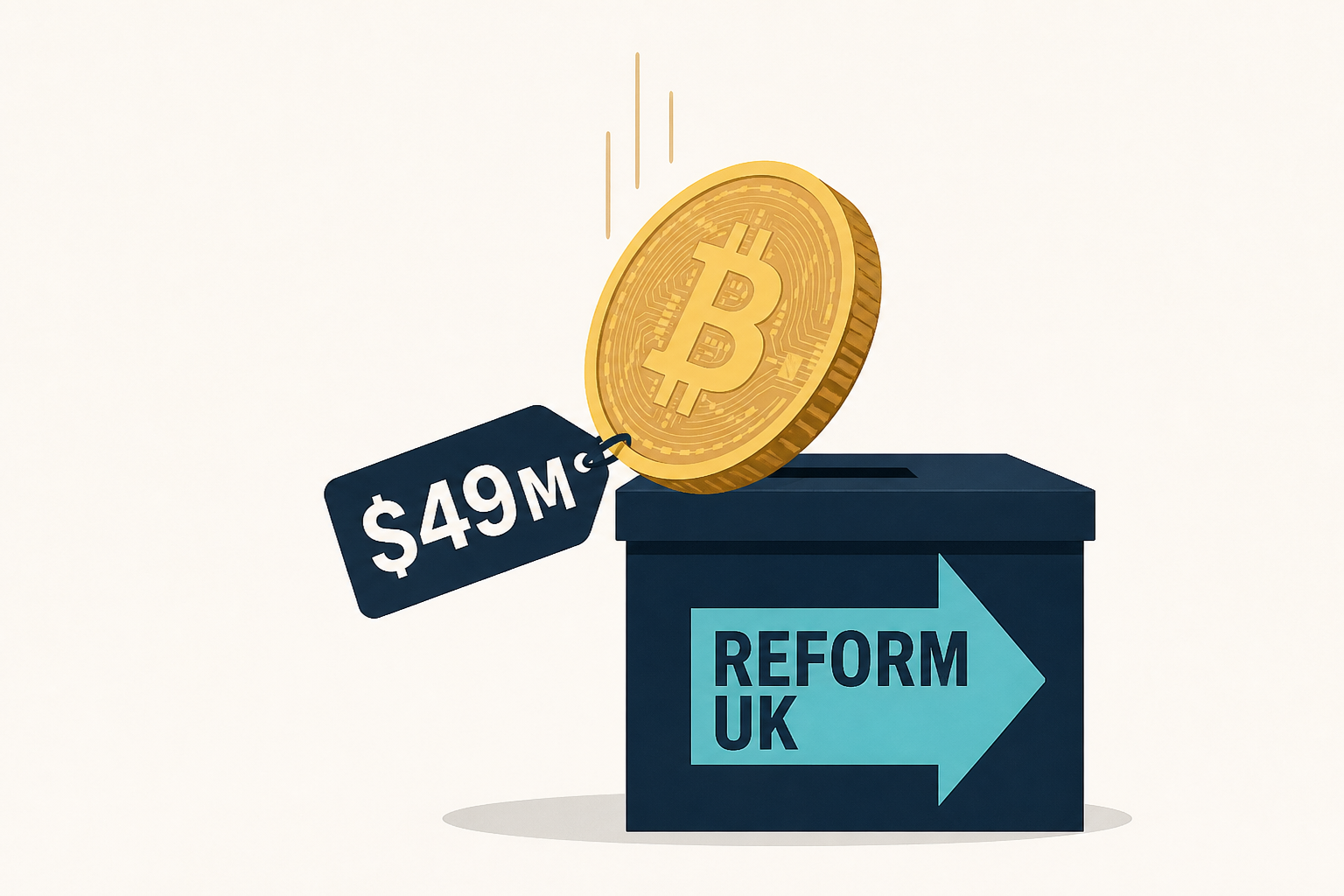 Second crypto billionaire donates record $49m to far-right Reform UK