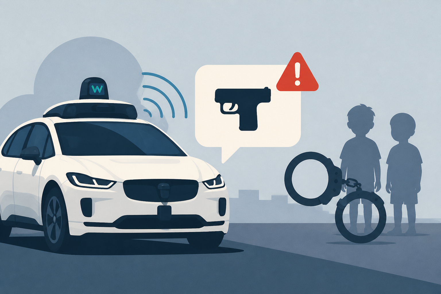 Kids arrested after Waymo reports a gun in self-driving car
