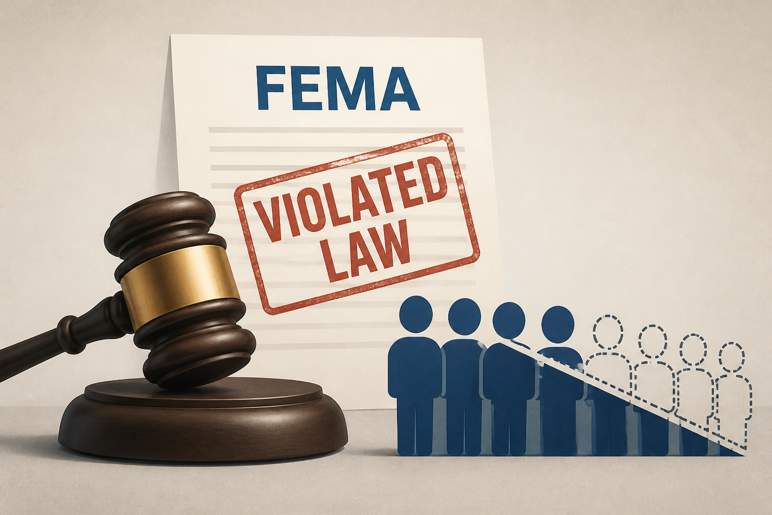 US judge rules that Trump plan to halve FEMA workforce violated law