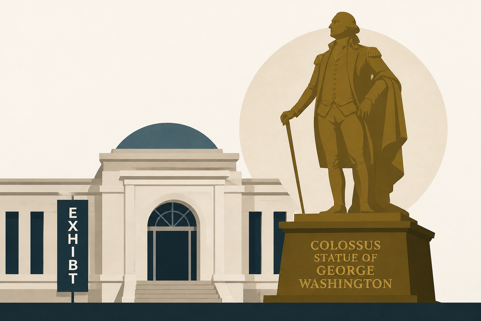 Trump asks Smithsonian to install ‘Colossus statue’ of George Washington with exhibit
