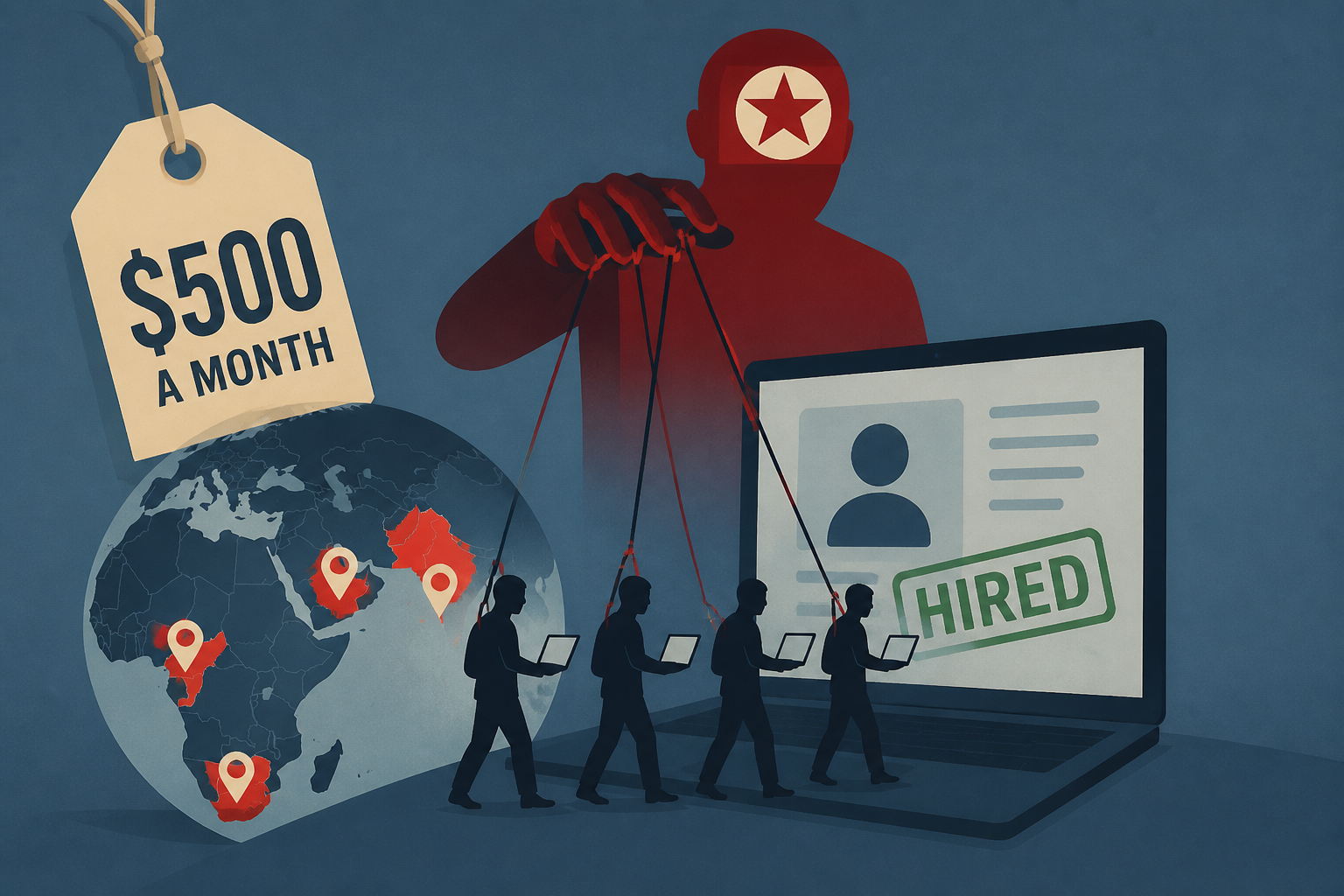 US alarmed as North Korea pays recruits $500 a month in Nigeria, South Africa, India and Iran to help fake workers get into American companies