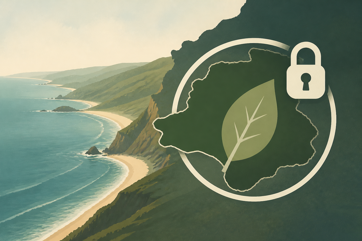 The Hearst family spent decades planning a resort town along 18 miles of California coastline, then locked 80,000 acres of the ranch behind a conservation easement instead — and the beaches below the