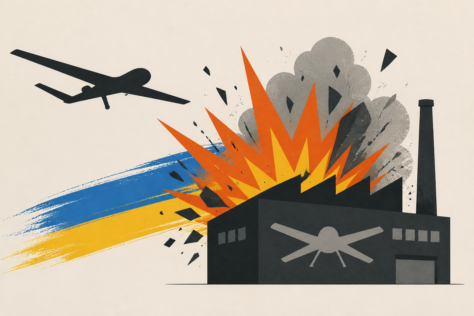 Russian stuff blowing up: Ukraine hits Russian drone production plant