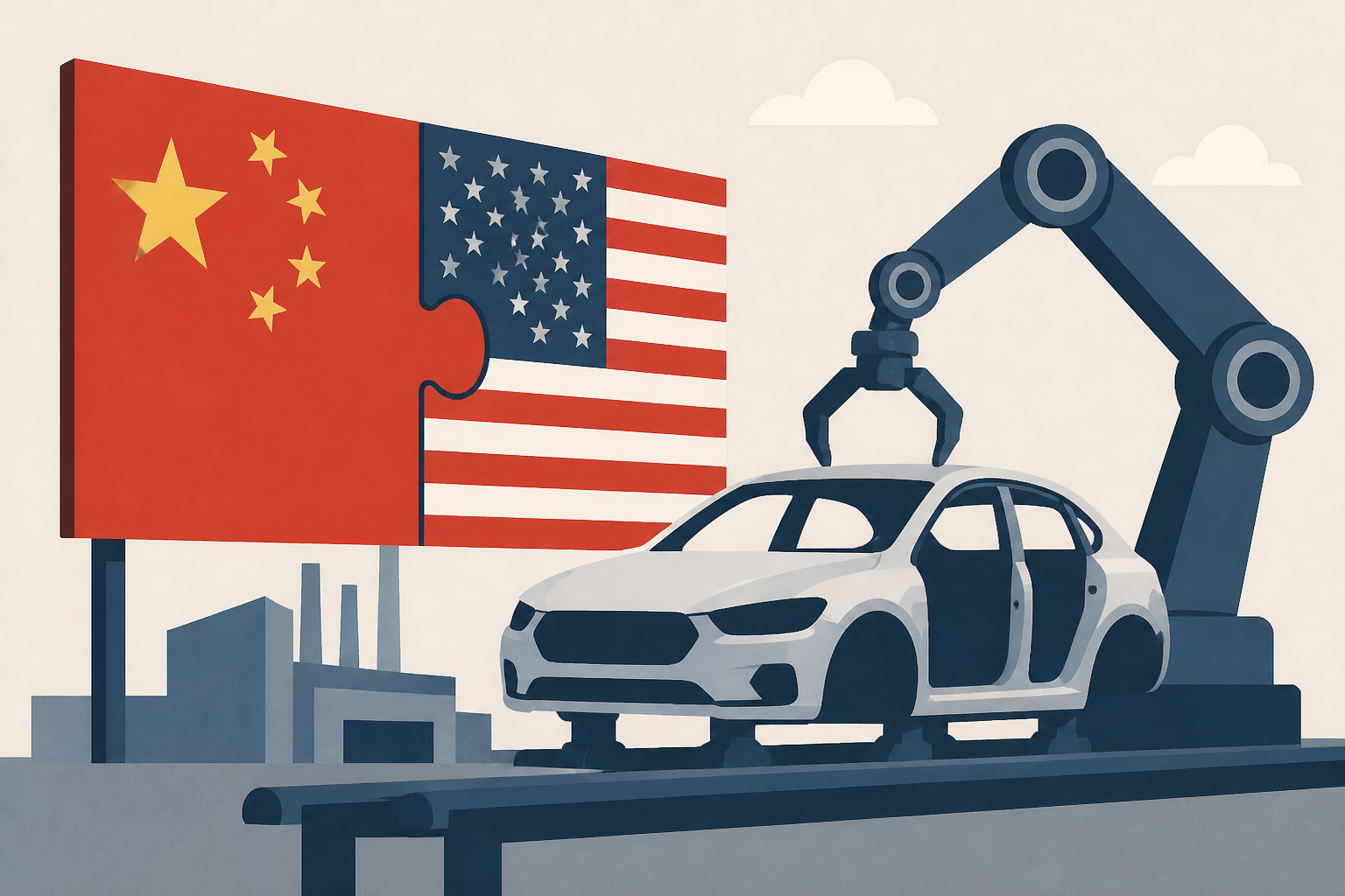 Trump says he would be OK with China building cars in the U.S.