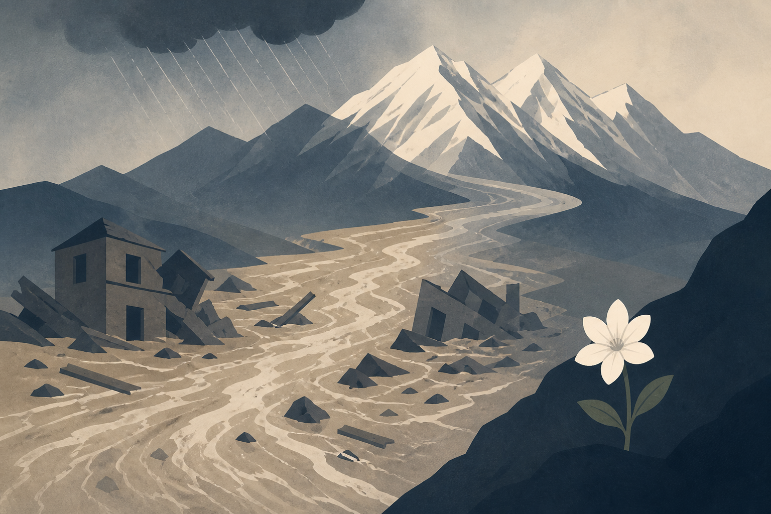 Along Himalayan Floods’ Path, Wiped Out Towns and Mounting Grief
