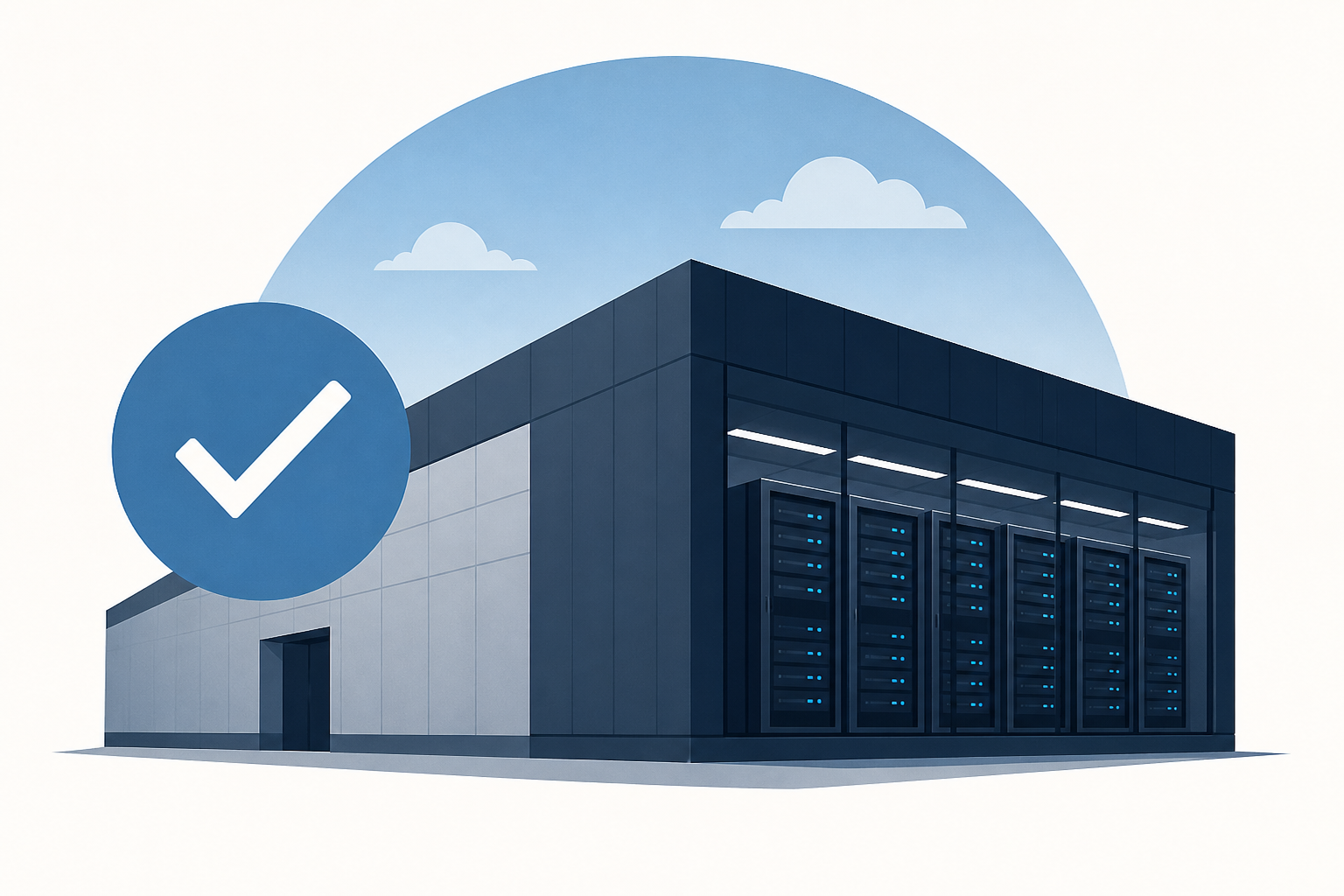 An inside look at the Harwood data center as it nears completion
