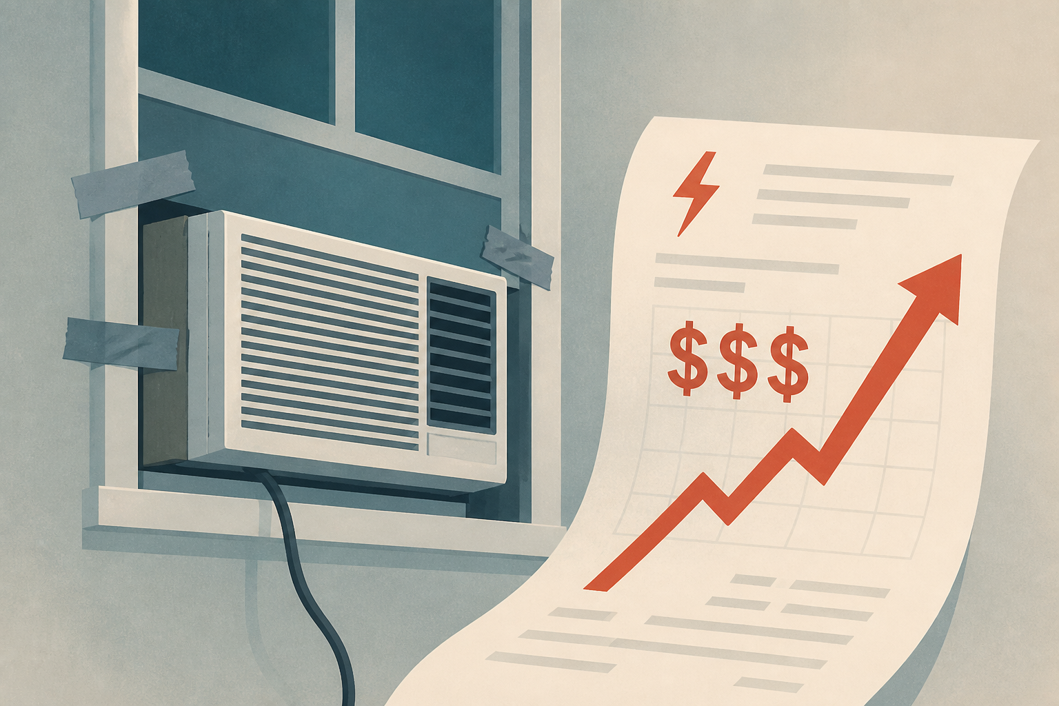 Tenant says window AC doubled power bill after crew admitted they'd 'never installed one before'