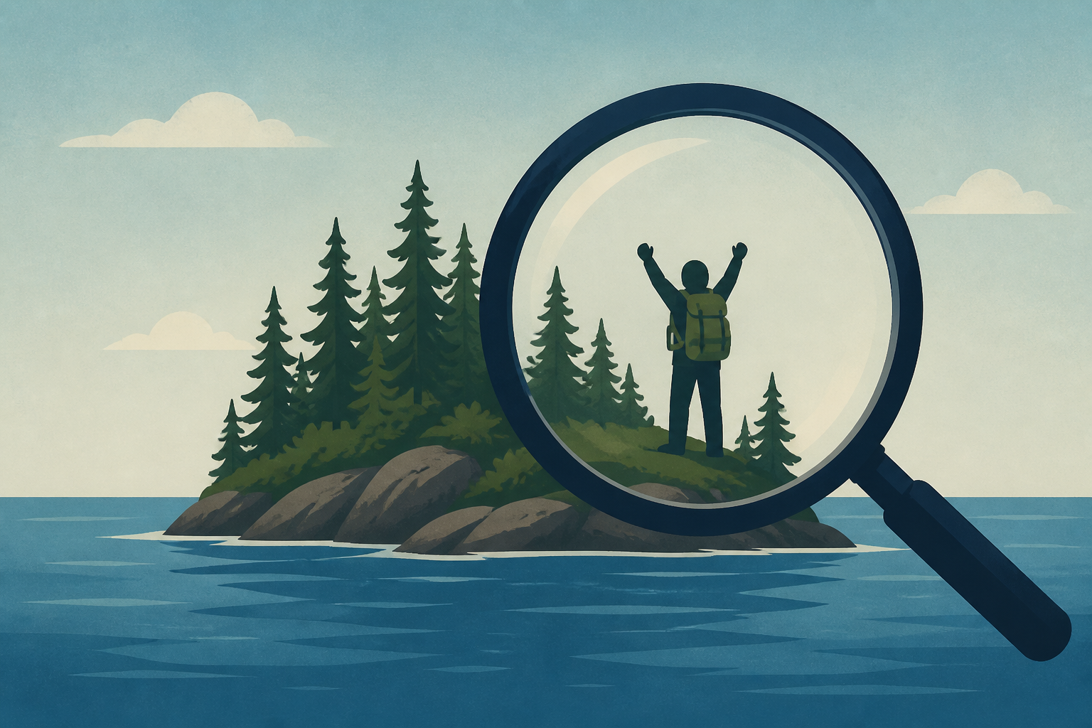 After a week-long search, missing hiker found alive on Lake Superior island