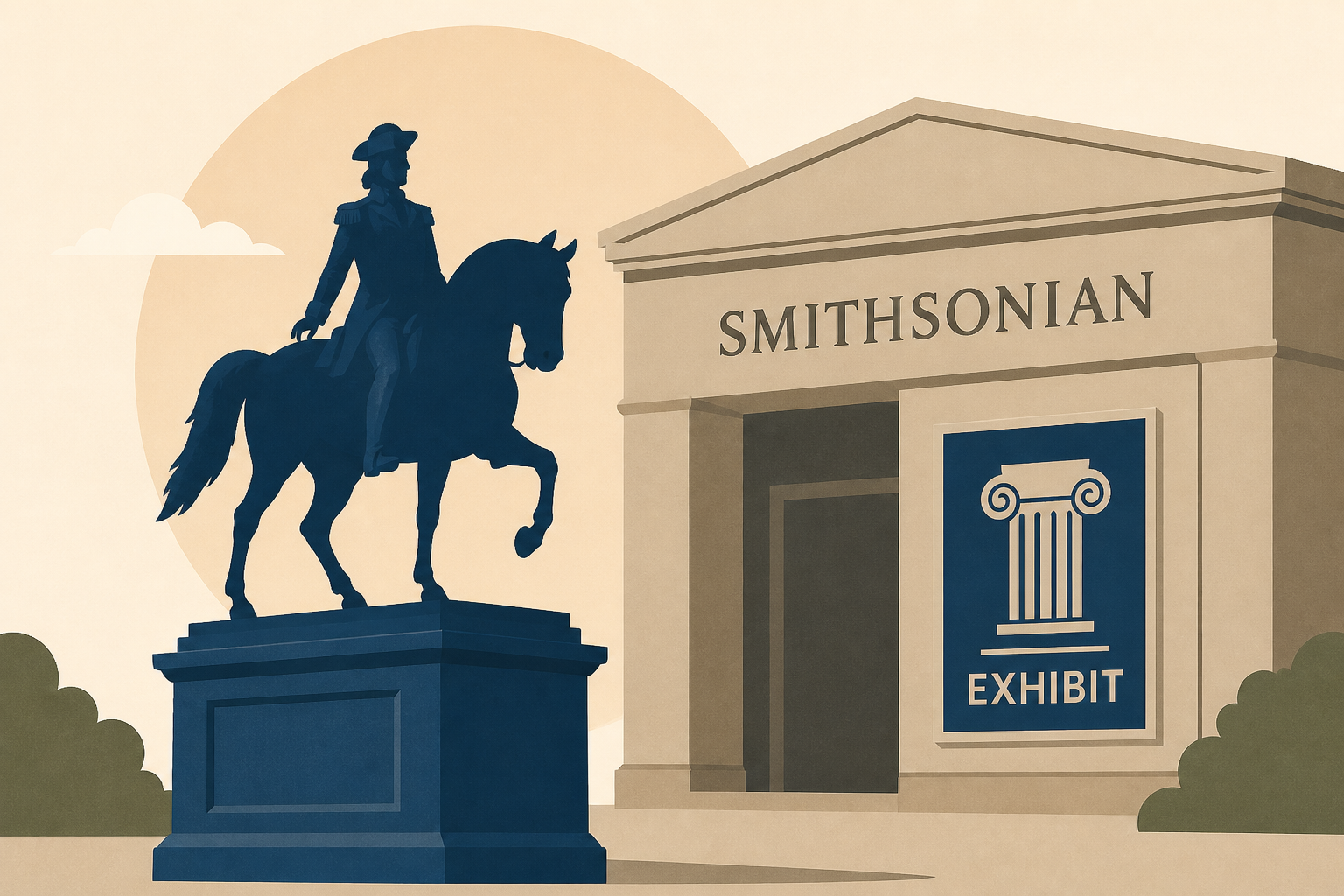 Trump asks Smithsonian to install George Washington statues and exhibit