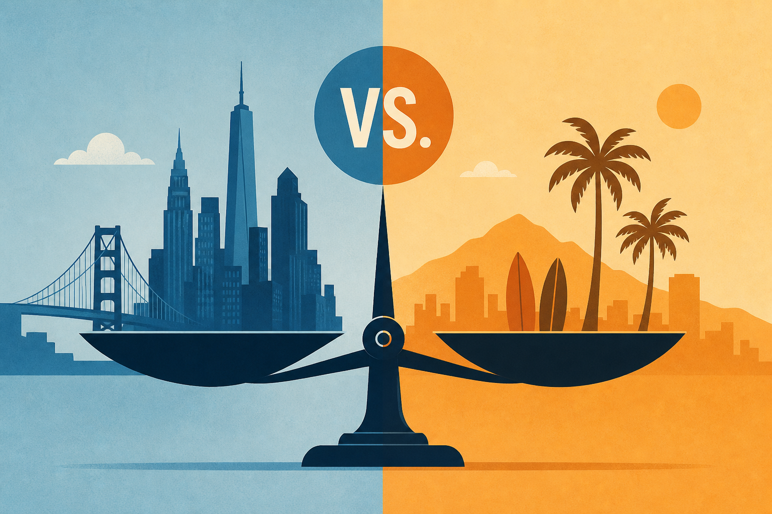 Americans Share East Coast Vs. West Coast Differences