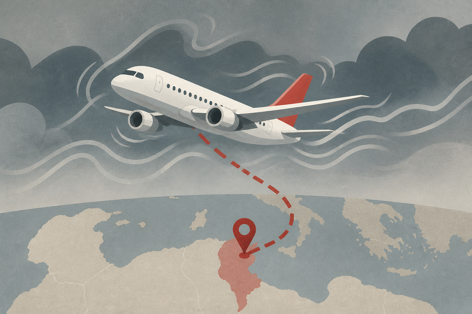 Turkish Airlines flight diverted after severe turbulence over Tunisia
