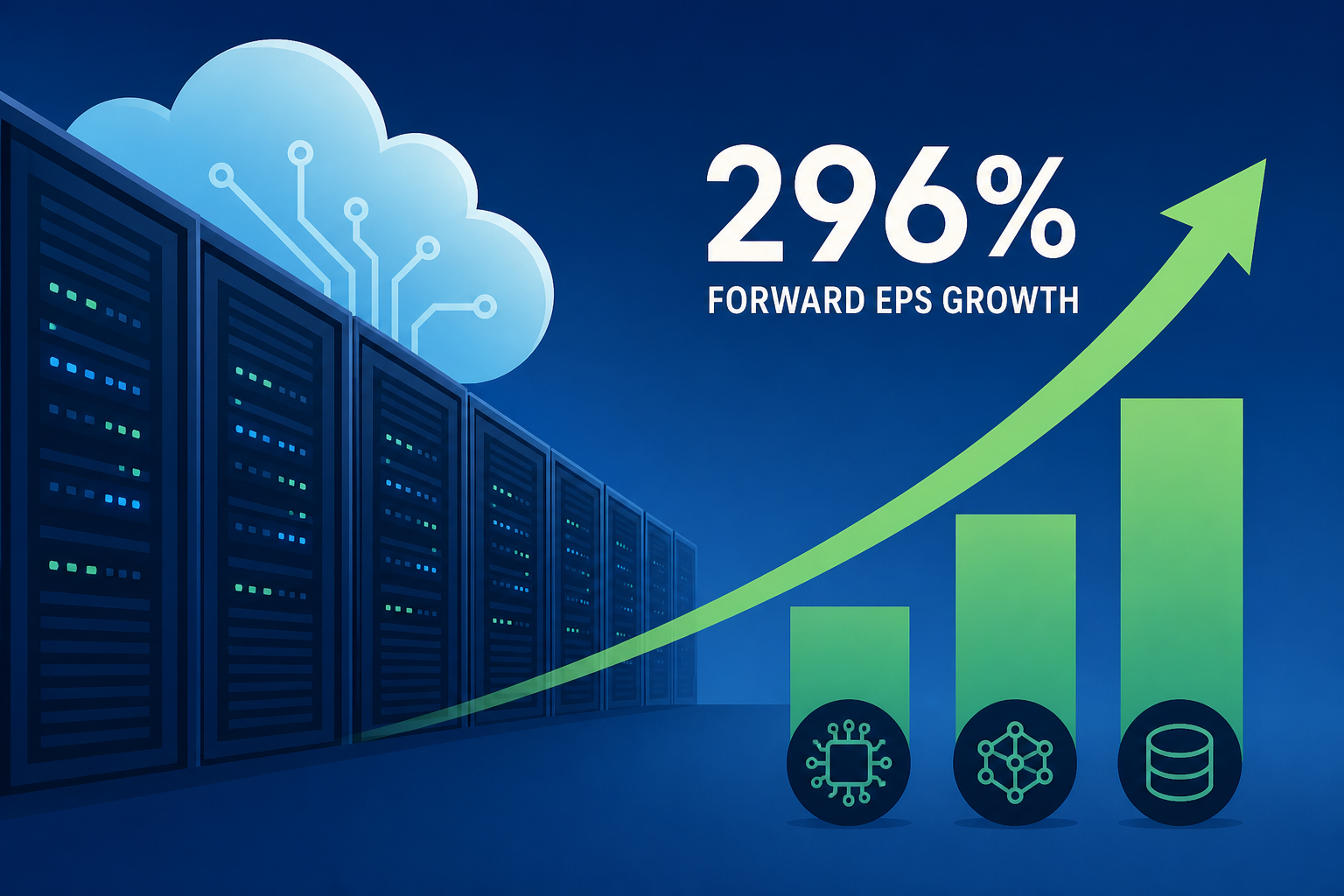 Data Center Boom Accelerates: 3 Top AI Stocks Averaging 296% Forward EPS Growth