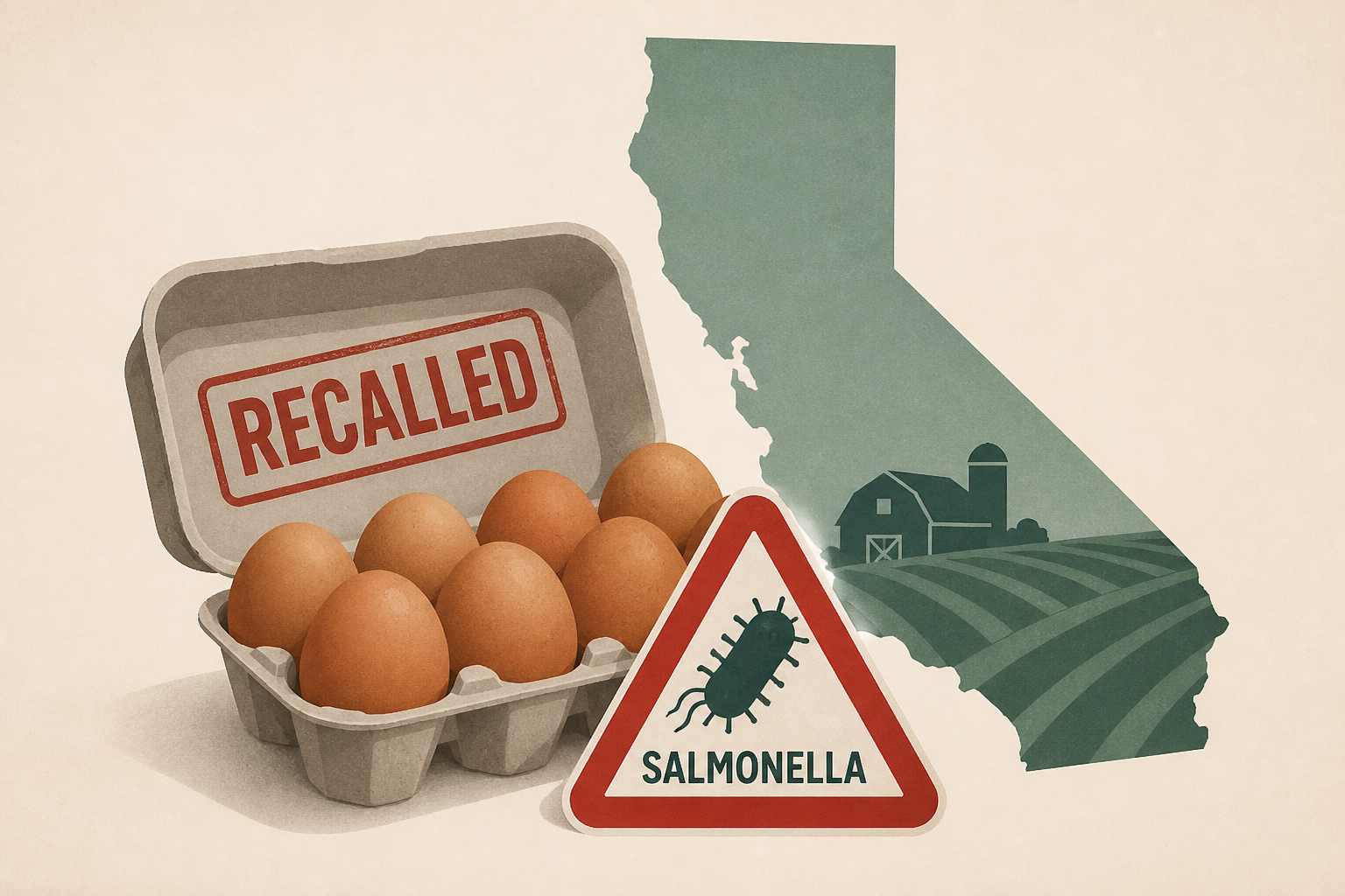 Eggs tied to California producer recalled after salmonella outbreak