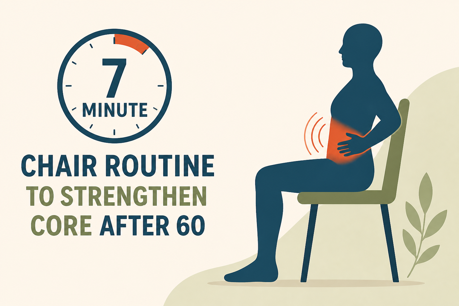 7-Minute Chair Routine to Strengthen Core After 60