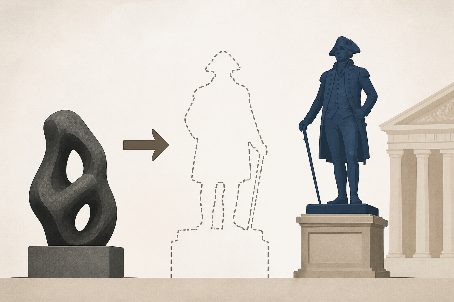 Trump calls on Smithsonian to replace sculpture with Washington statue