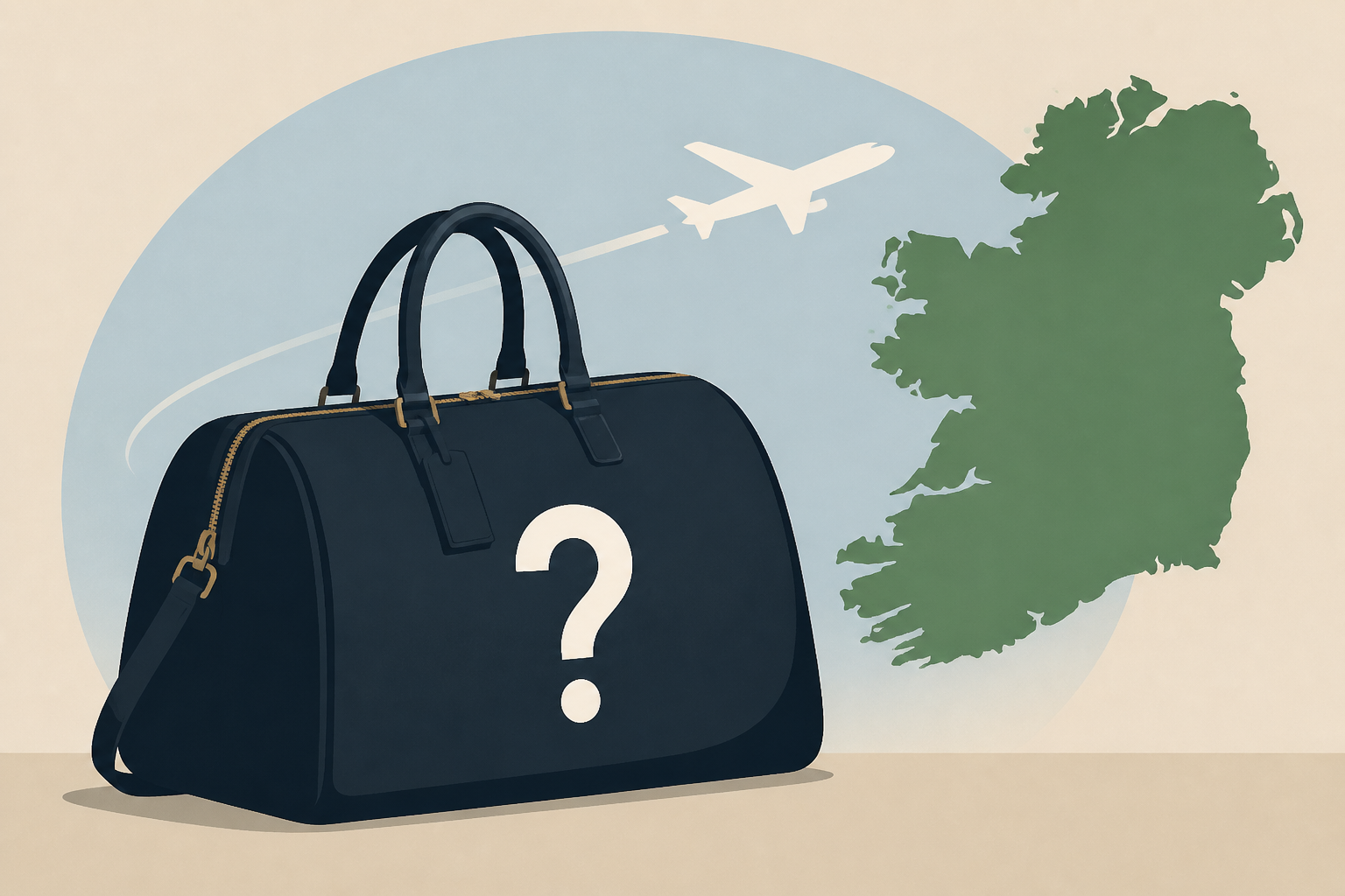 Natalie Harp sparks mystery with huge bag as she travels to Ireland with Trump