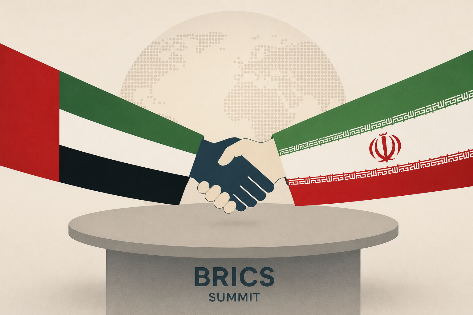 UAE and Iran leaders meet at the BRICS summit for the first time since the war