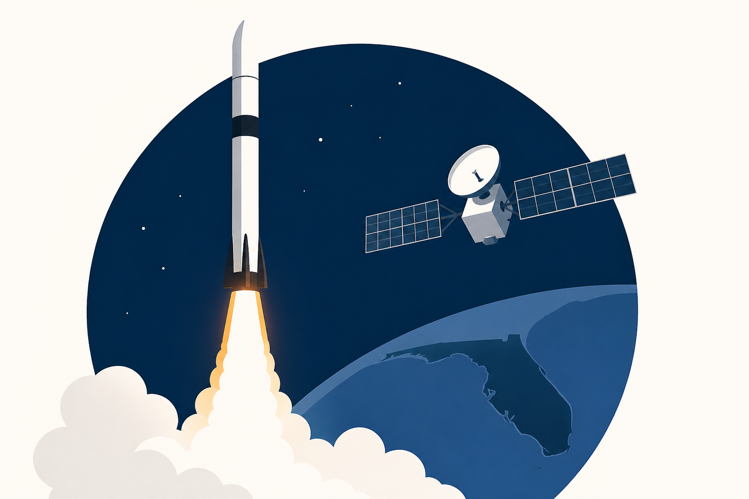 SpaceX rocket to launch SES satellites today in Florida