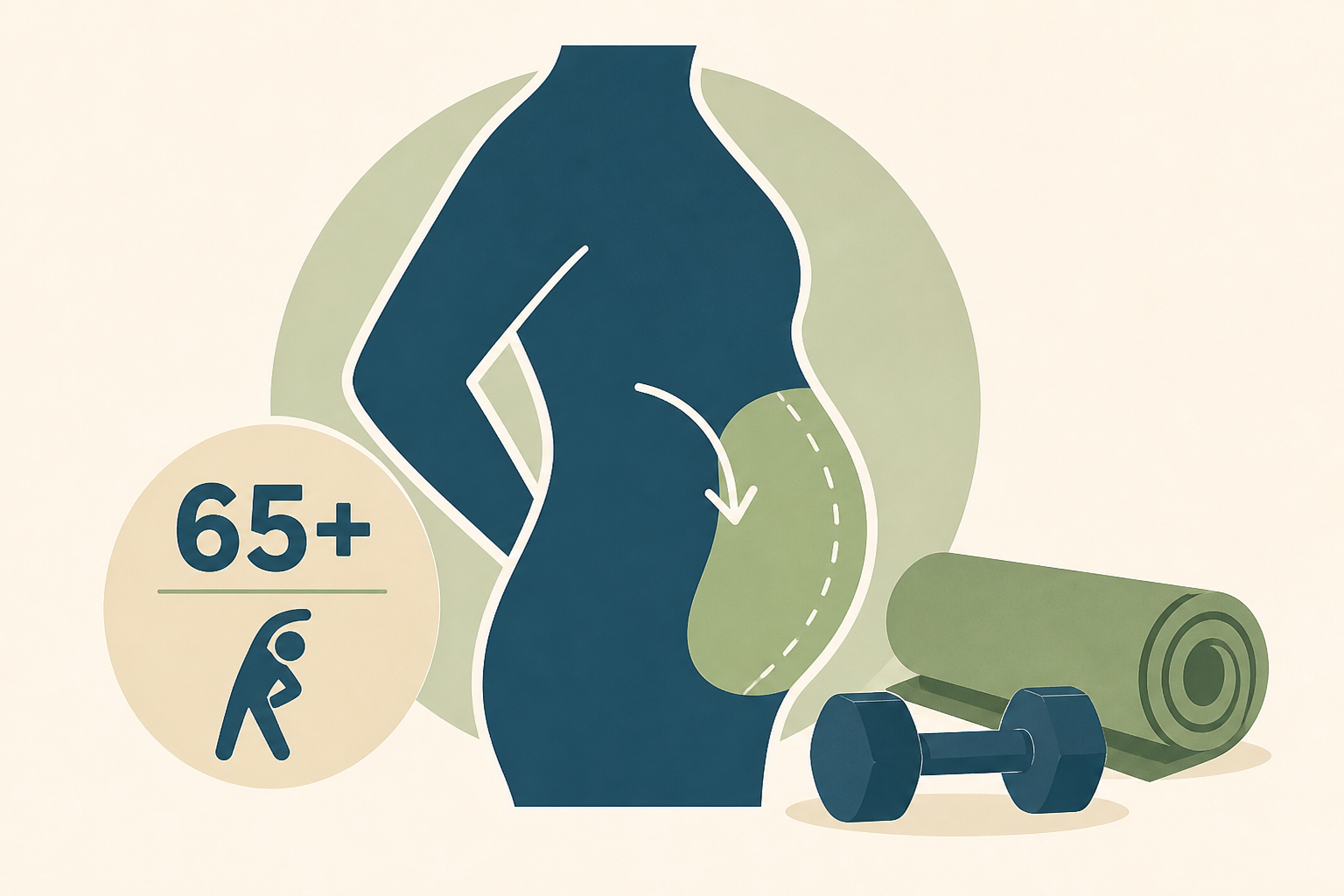 Home Exercises to Address Belly Overhang After 65