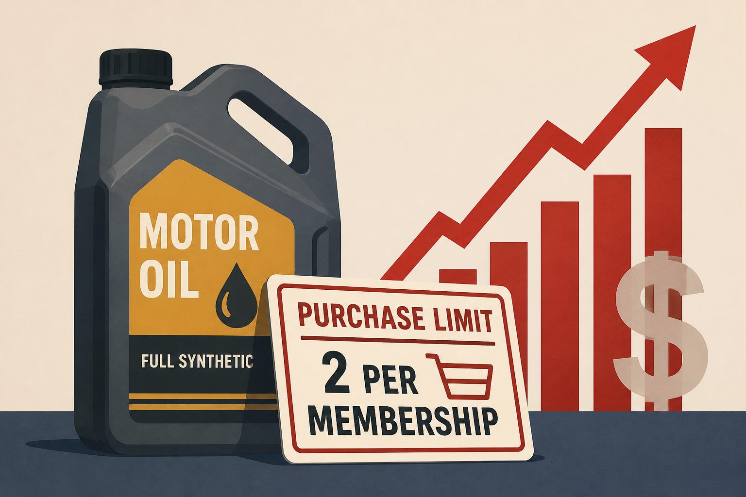 Costco Just Put a Purchase Limit on Its Motor Oil As Prices Surge