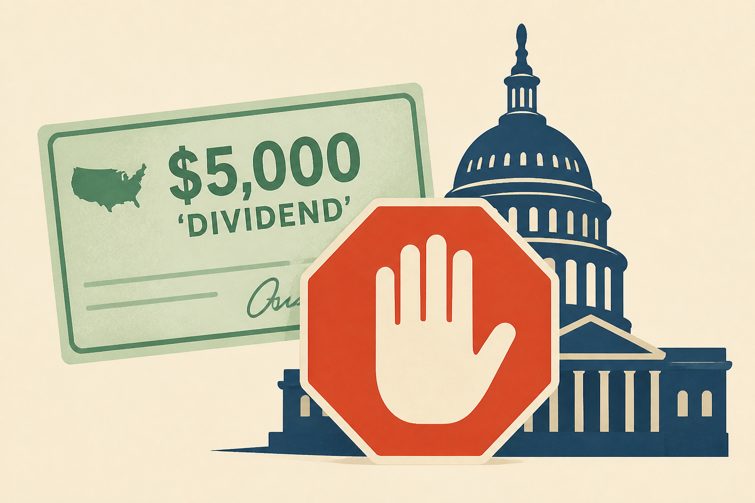 After Trump says he doesn't need Congress for his $5,000 'dividend,' House Speaker says not so fast