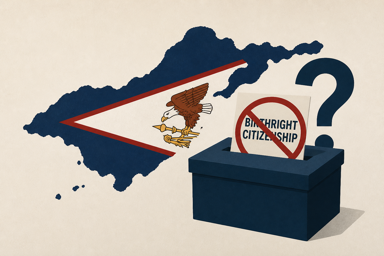 American Samoa is the only US territory without birthright citizenship, and it complicates voting