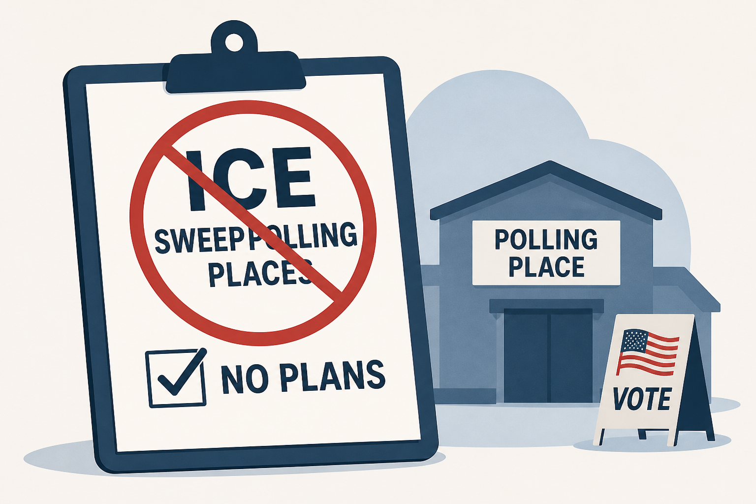 Tom Homan Says ICE Has 'No Plans' to Sweep Polling Places
