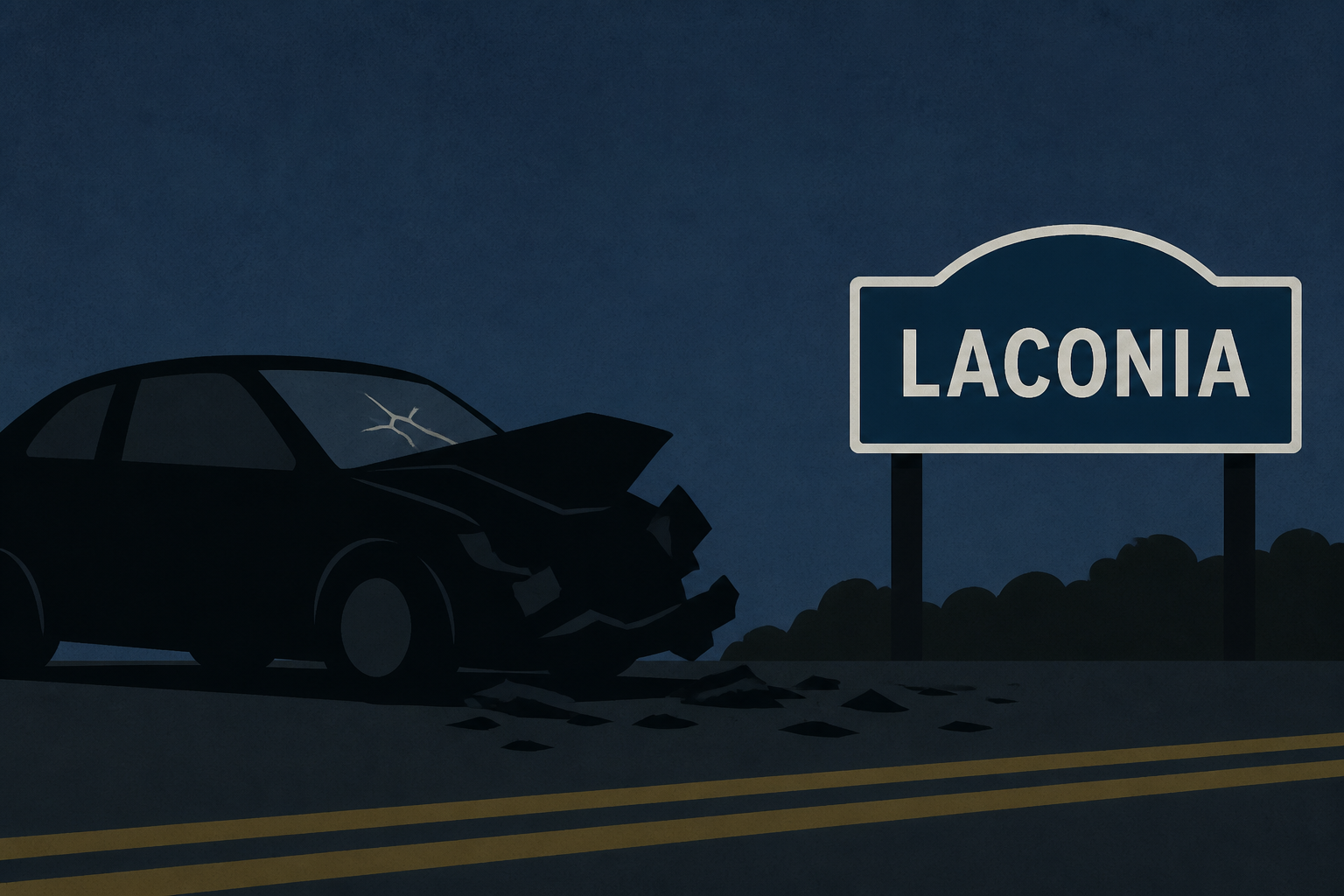 3 people dead after overnight crash in Laconia