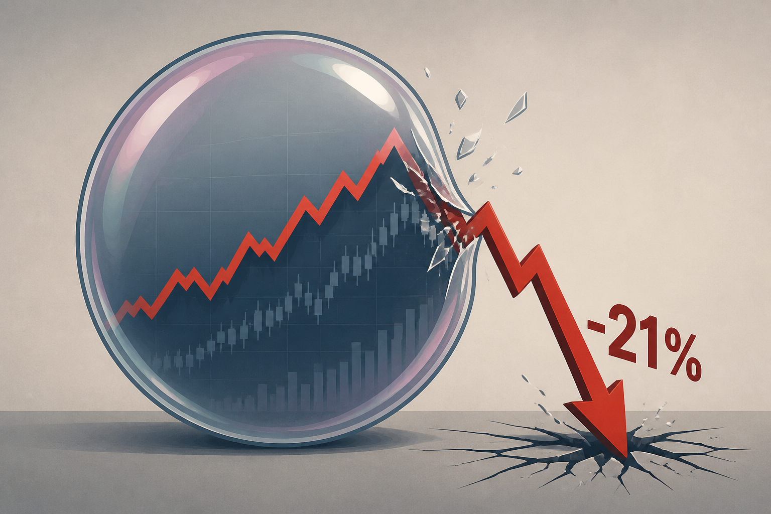 Stocks are in a late-stage bubble and poised to crash 21% next year, analyst says