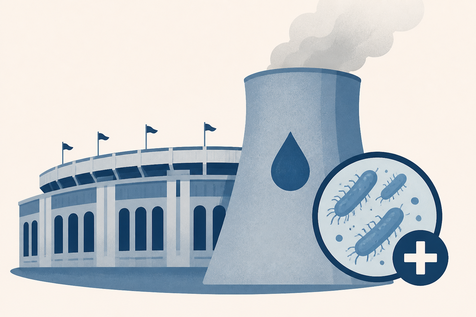 Yankee Stadium cooling tower tests positive for Legionella bacteria