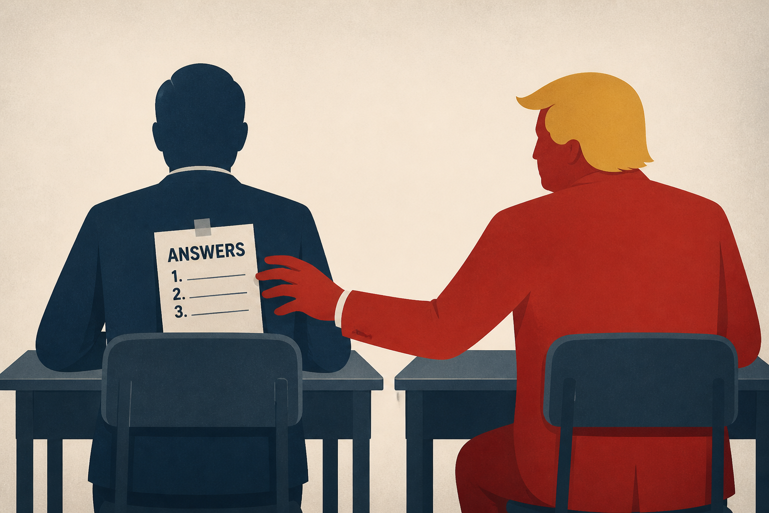 Trump-Endorsed Senator Caught Cheating Off Opponent