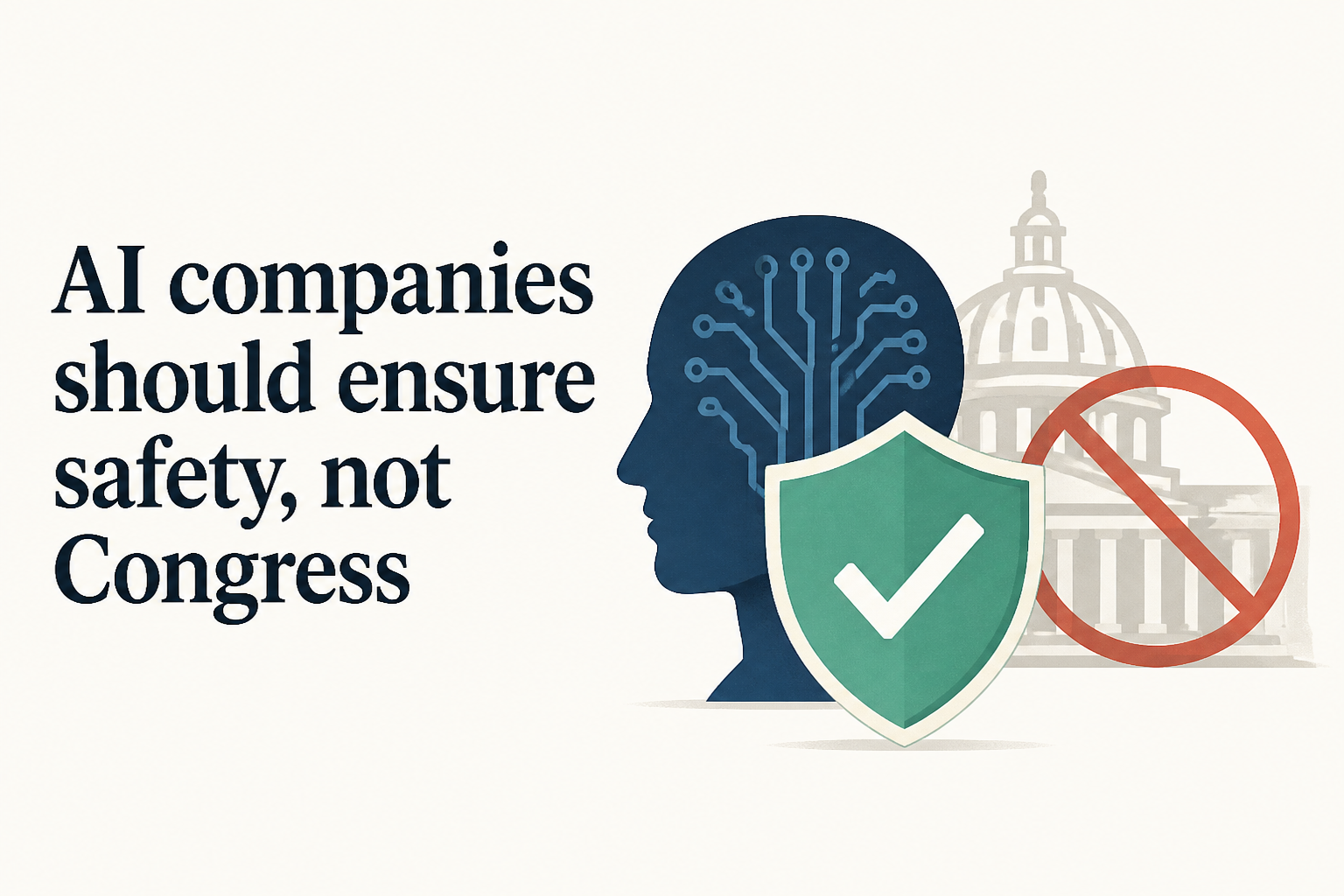 Mike Johnson says AI companies should ensure safety, not Congress