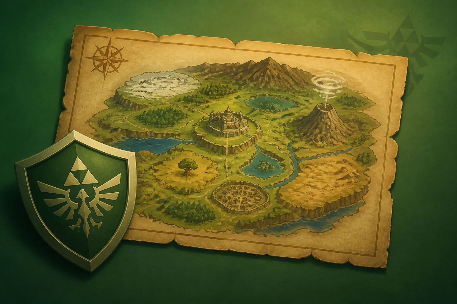 The Legend of Zelda: Ocarina of Time Remake Map Officially Revealed