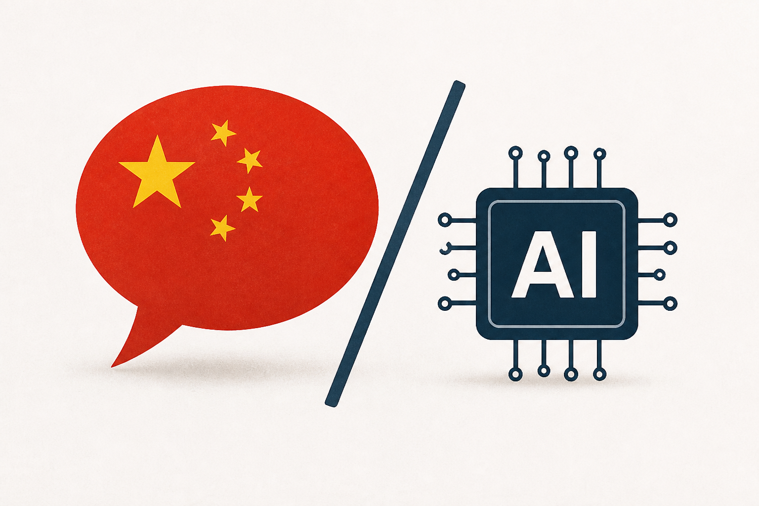 China criticises idea it is in 'malicious competition' over AI